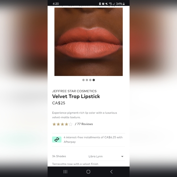 2/$30 Jeffree Star Libra Lynn Lipstick - Picture 10 of 11